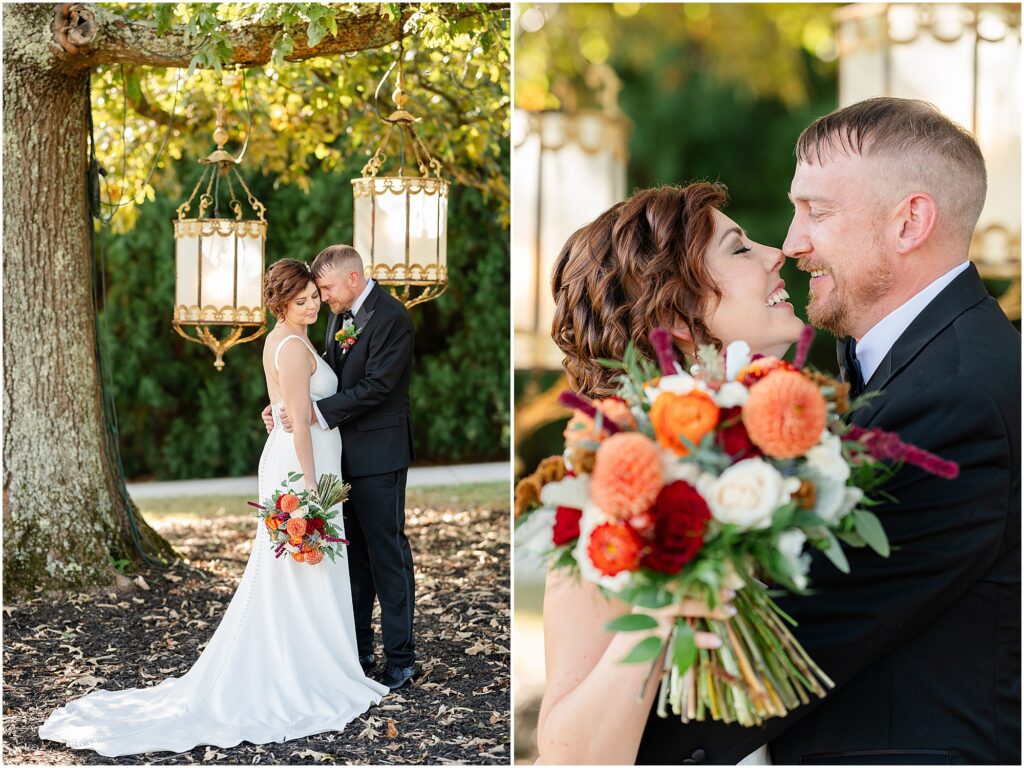 fall wedding at rose hall event center